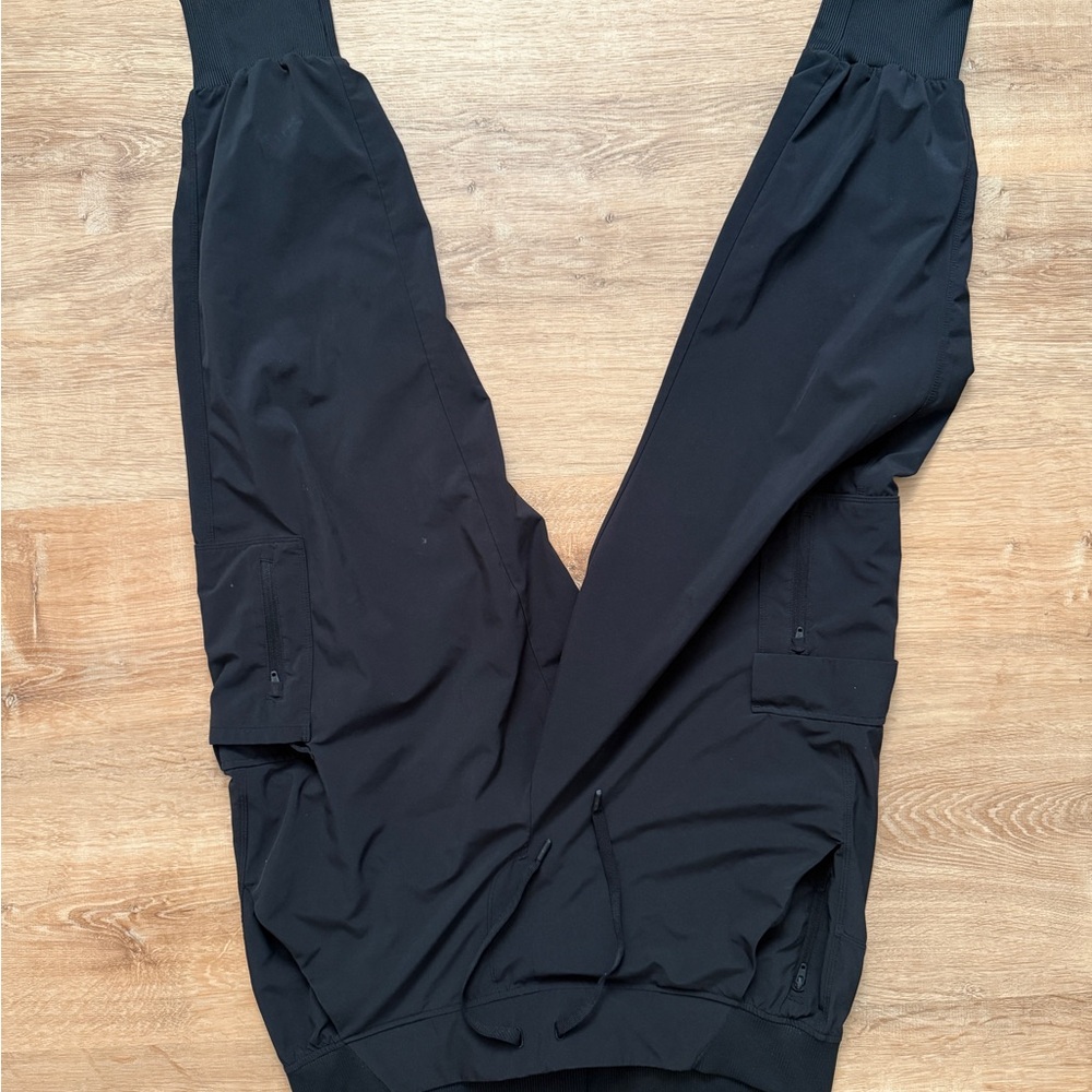 All in Motion Black Track Pants with Tapered Leg
